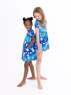 Care Bears x Birdie Bean | "Cosmic Care Bears" Birdie Dress | Size 10/12Y